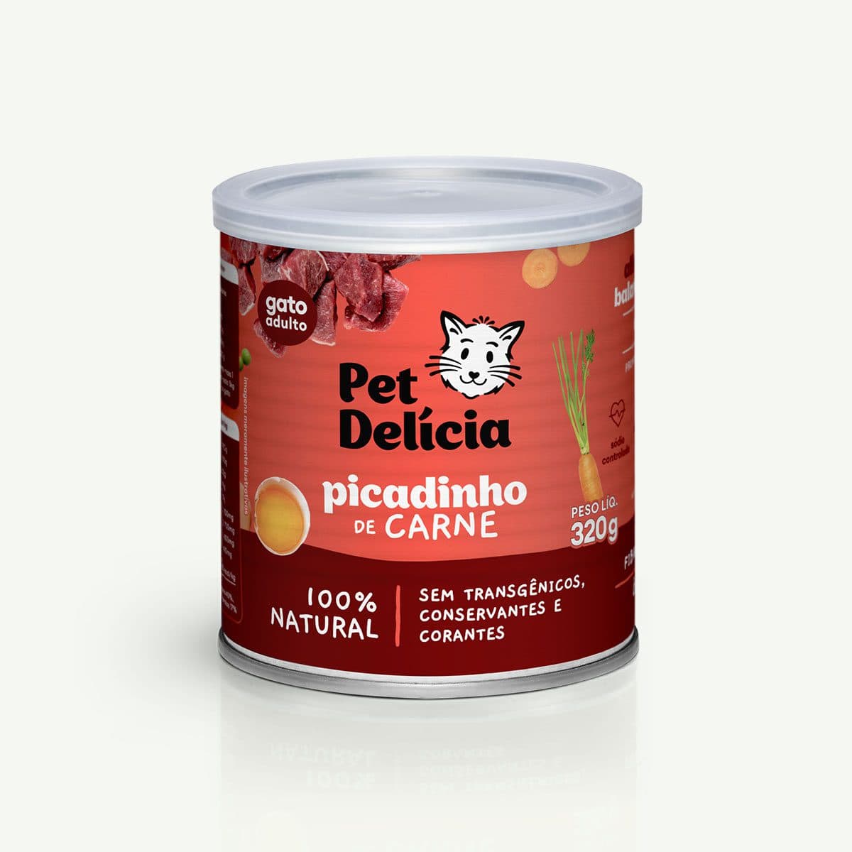 PET DELICIA PICADINHO DE CARNE 110GRS (GATO)