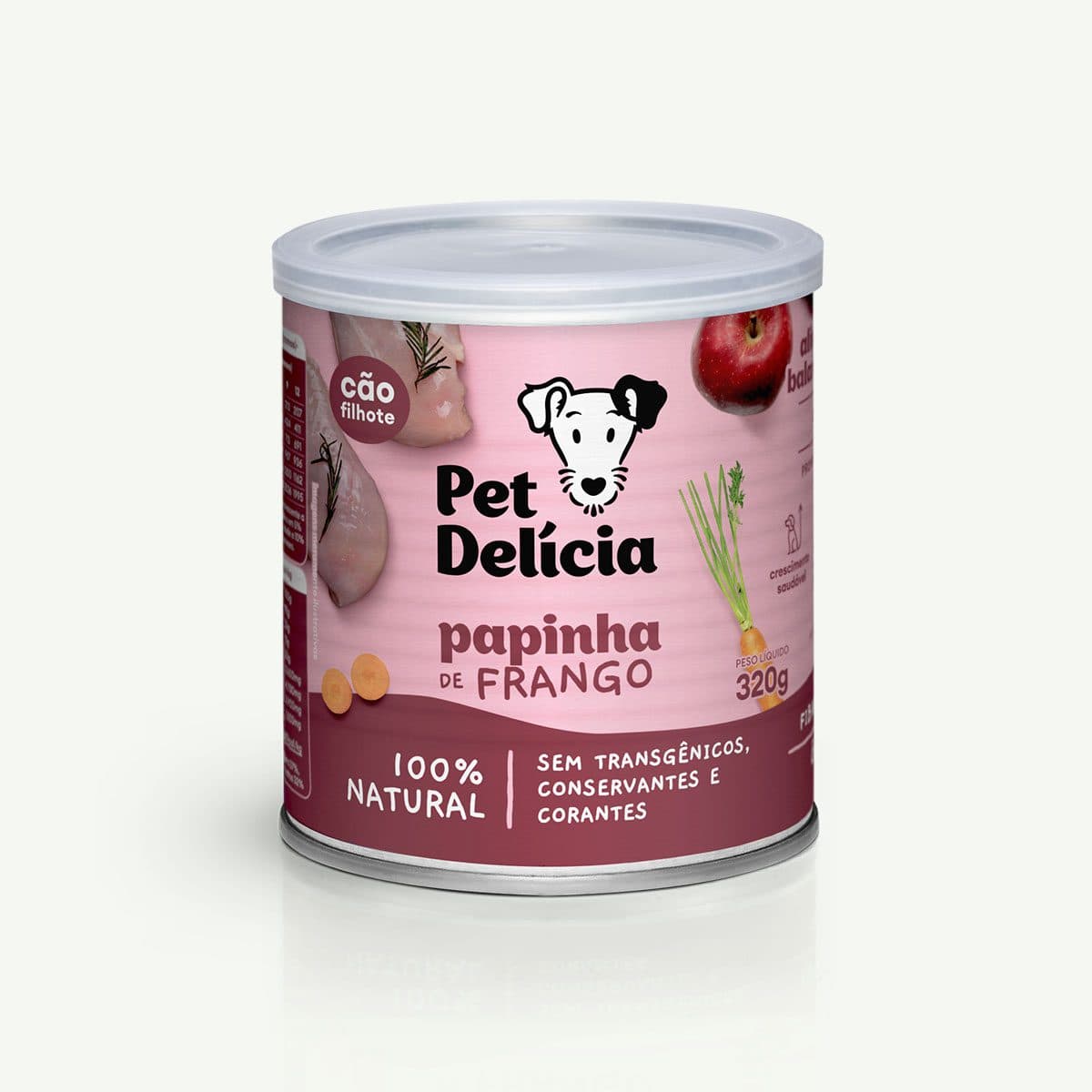 PET DELICIA PAPINHA DE FRANGO 320GRS (CÃO)