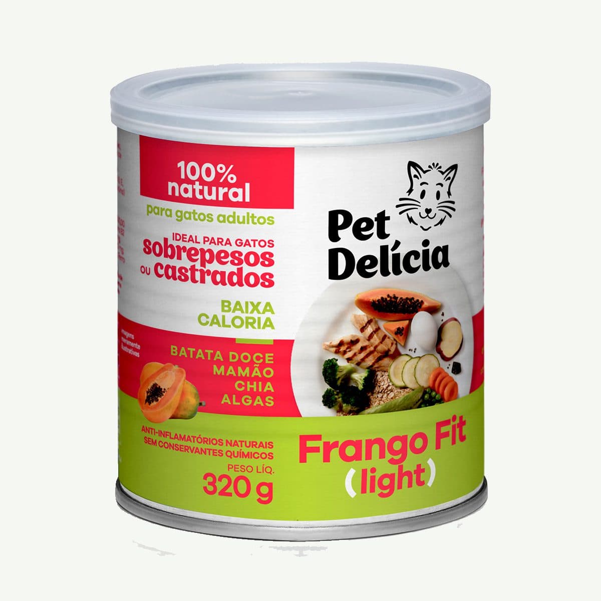 PET DELICIA FRANGO FIT GATO 320G