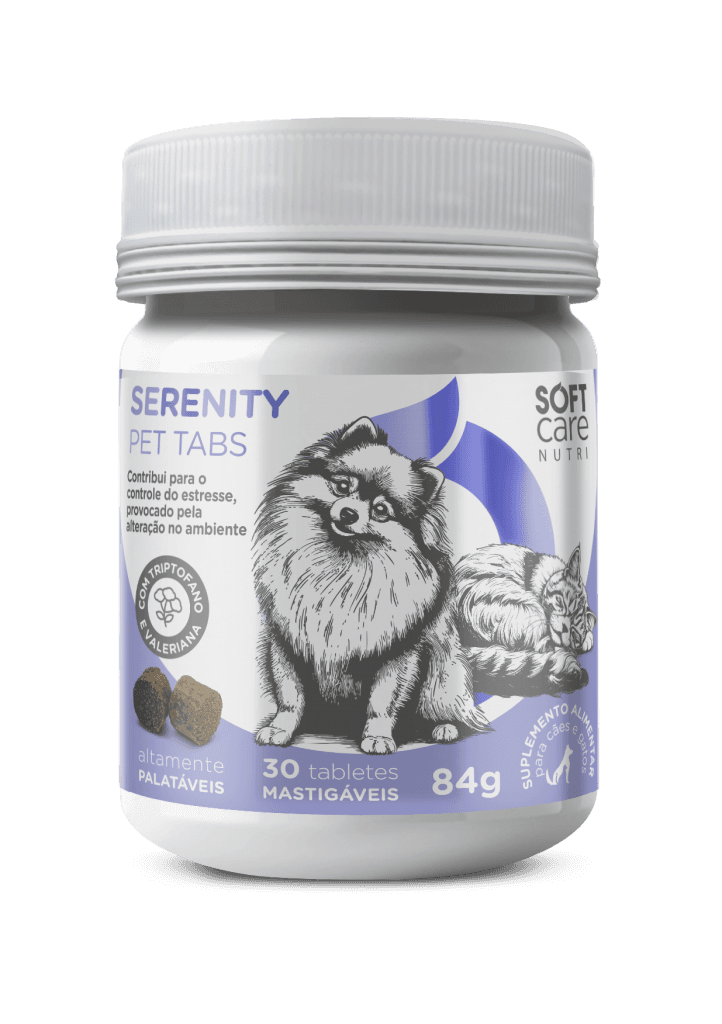 SOFT CARE NUTRI SERENITY PET 30 TABS MASTIGAVEIS