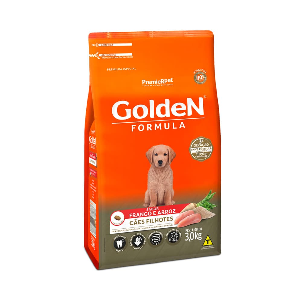 GOLDEN FILHOTE FRANGO 3KG