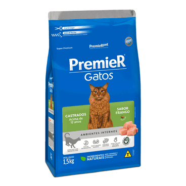 PREMIER GATO CASTR.+12ANOS 1.5KG