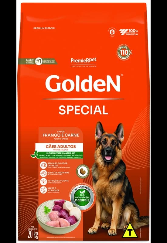GOLDEN SPECIAL ADULTO PAGUE 14KG E LEVE 15KG