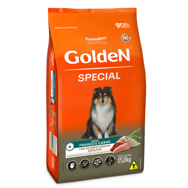 GOLDEN SPECIAL ADULTO PEQ. PORTE 15KG