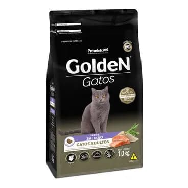 GOLDEN GATOS ADULTO SALMAO 1KG