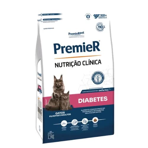 PREMIER NUTR CLIN GATOS DIABETES 1,5 KG