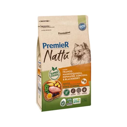 PREMIER NATTU AD. PEQ. PORTE MANDIOQUINHA 10.1KG
