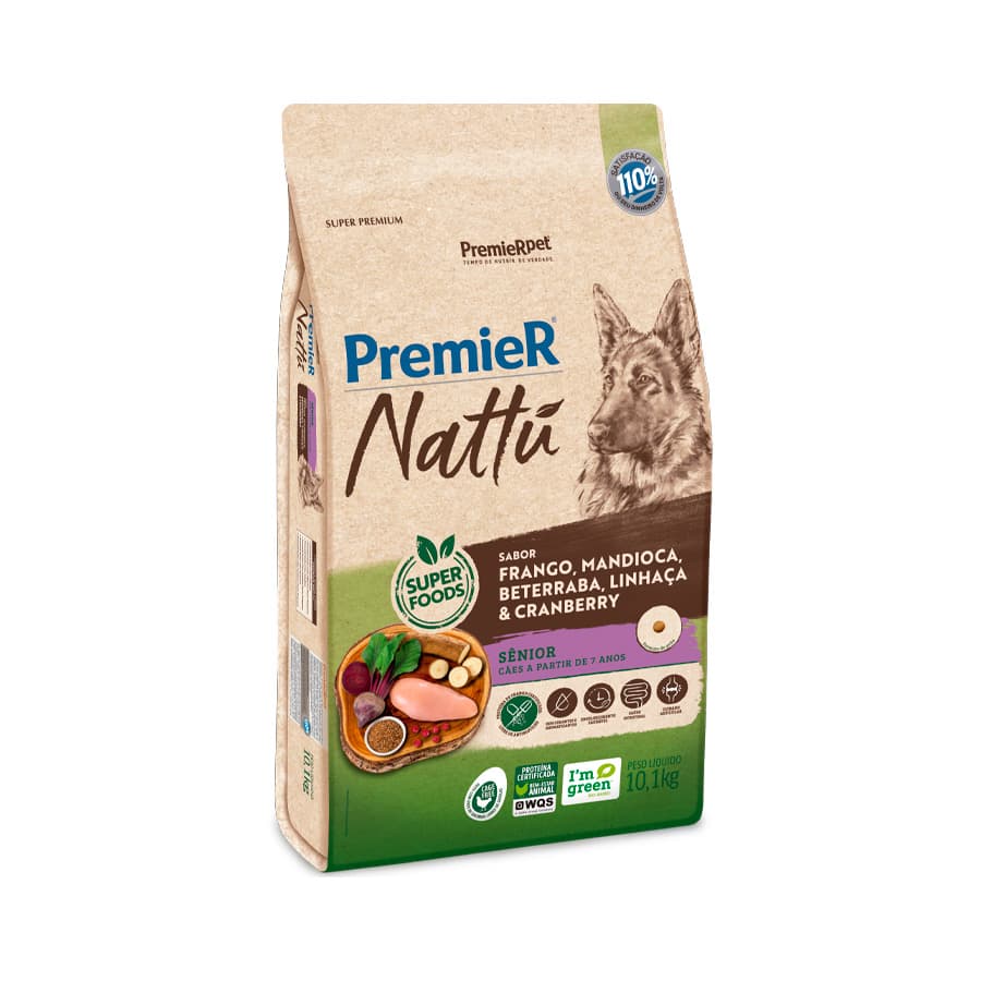 PREMIER NATTU SENIOR MANDIOCA 10.1KG