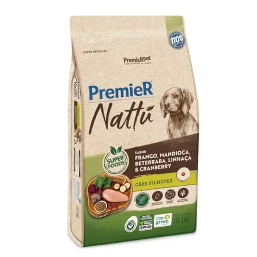 PREMIER NATTU FILHOTE MANDIOCA 10.1KG