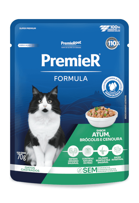 PREMIER FORM UMIDOS GATOS AD CAST ATUM 20X70G