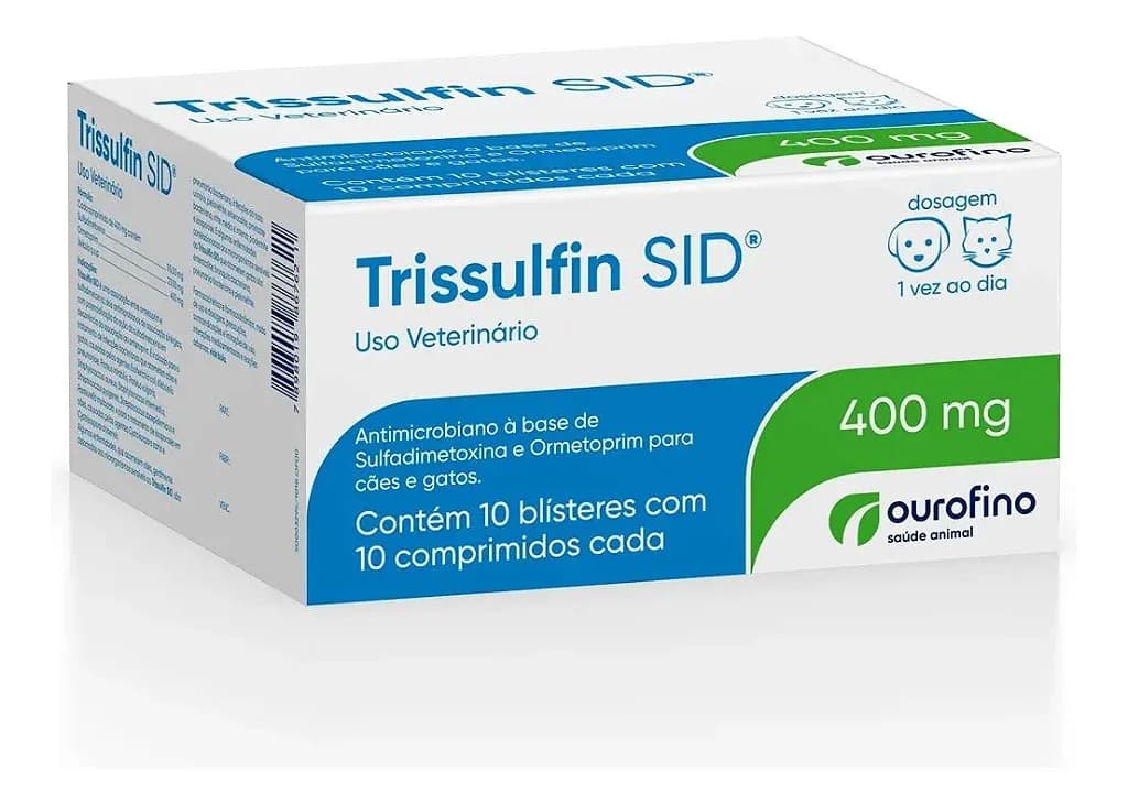 TRISSULFIN SID DISPLAY C/10 BLISTERES 400MG