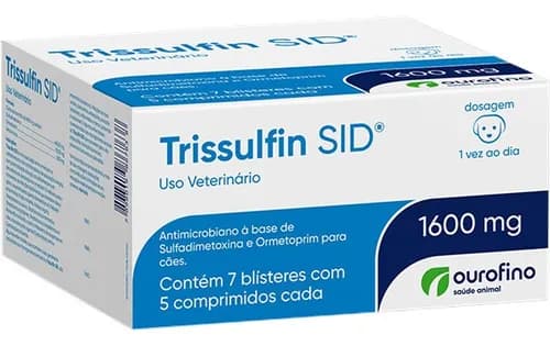 TRISSULFIN SID DISPLAY C/07 BLISTERES 1600MG