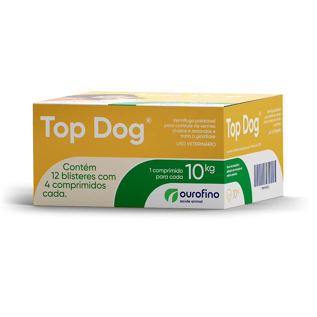 TOP DOG 10KG DISPLAY C/12 BLISTERES (1000MG)