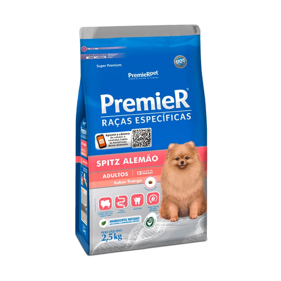 PREMIER SPITZ ALEMÃO ADULTO 2.5KG