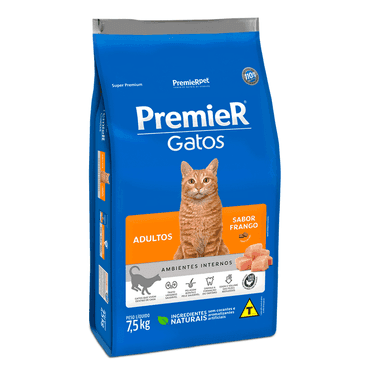 PREMIER GATO AD.FRANGO 7.5KG