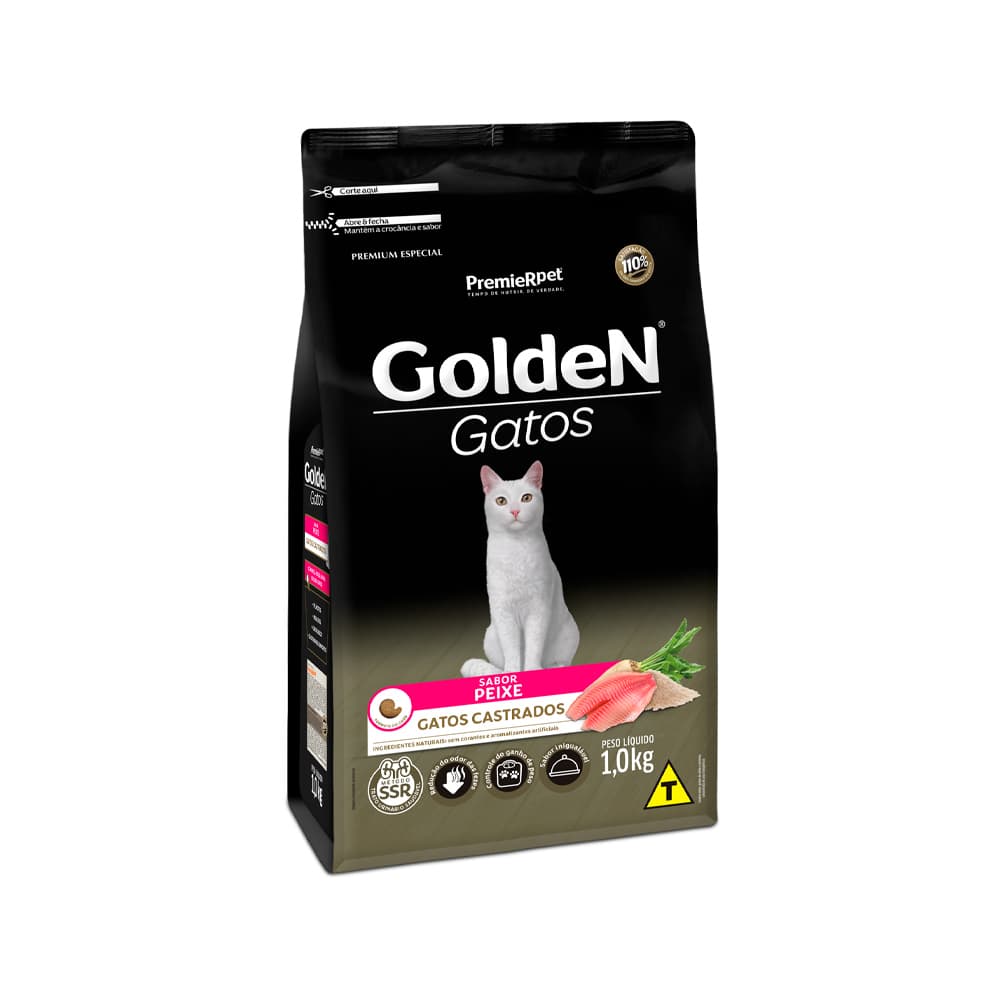GOLDEN GATOS AD.CAST PEIXE 1KG