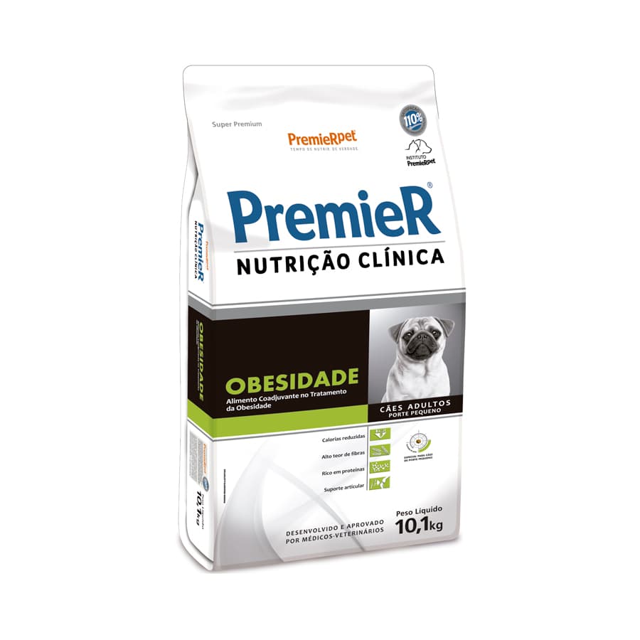 PREMIER NUTR.CÃO OBESIDADE PEQ.PO 10.1KG