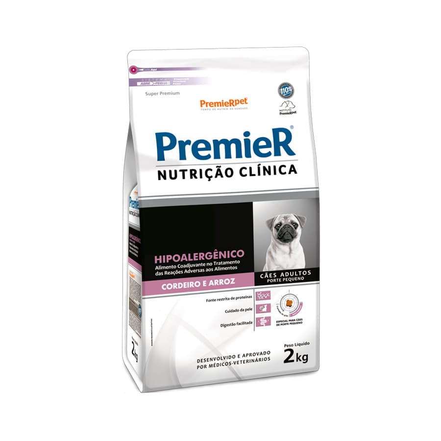 PREMIER NUTR.CÃO AD. HIPO CORD PEQ PORTE 2KG