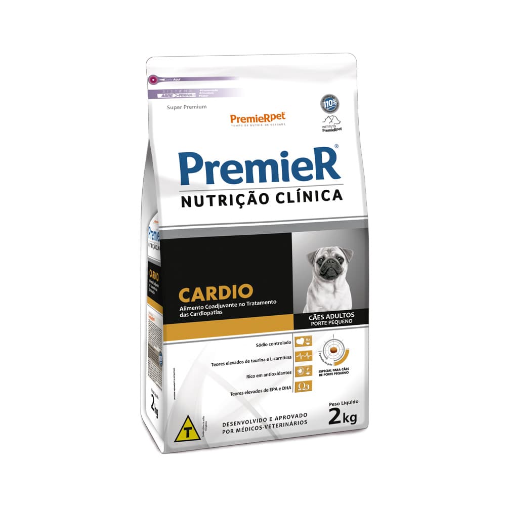 PREMIER NUTR.CÃO CARDIO PEQ. PORTE 2KG