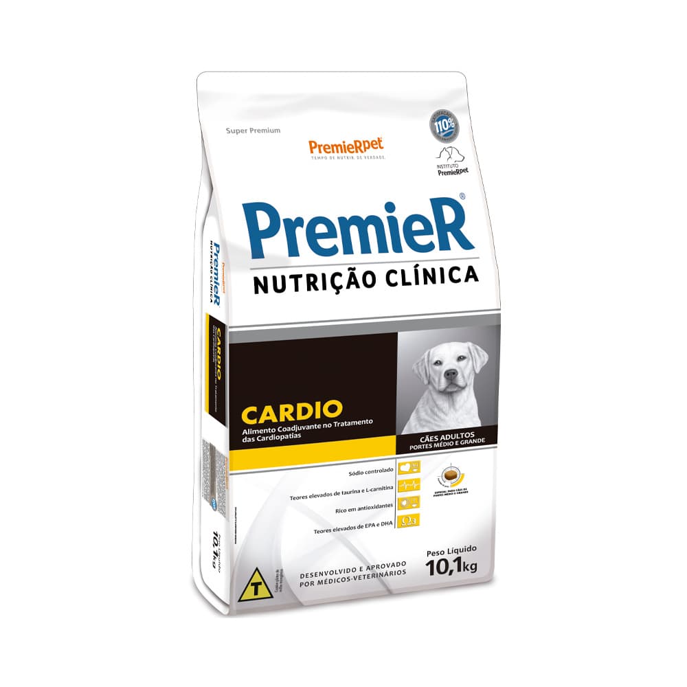 PREMIER NUTR.CÃO CARDIO MED/GDE 10.1KG