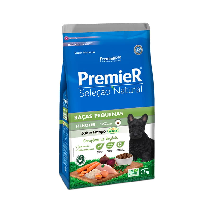 PREMIER SEL.NAT.CAO FIL.RÇ.PEQ.2.5KG