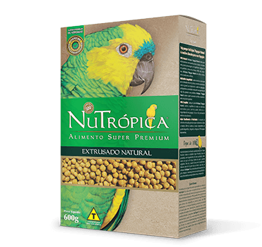 NUTROPICA PAPAGAIO NATURAL 600GRS