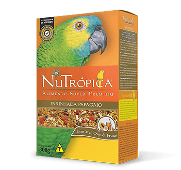 NUTROPICA PAPAGAIO MEL,OVOS,FRUTAS 300GR