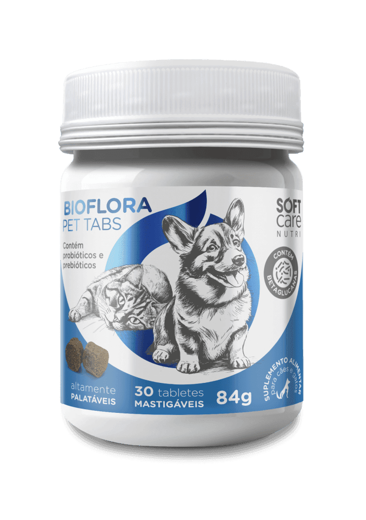 SOFT CARE NUTRI BIOFLORA PET 30 TABS MASTIGAVEIS